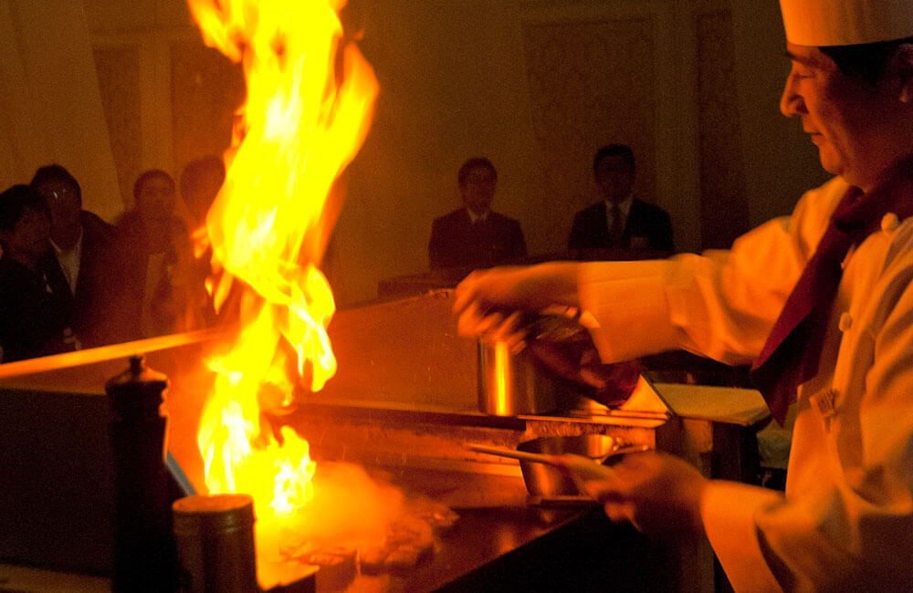 ライブ料理